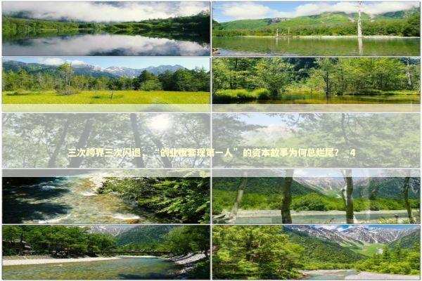 三次跨界三次闪退，“创业板套现第一人”的资本故事为何总烂尾？_4 新闻