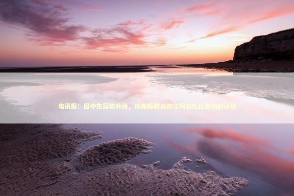 电讯报：因中东局势升级，埃弗顿取消前往阿布扎比集训的计划 新闻